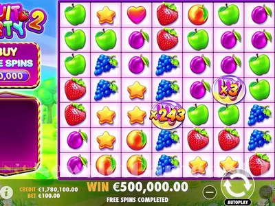 Игровой аппарат Fruit Party 2 от Pragmatic Play