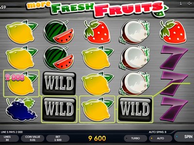 Видеослот More Fresh Fruits производителя Endorphina
